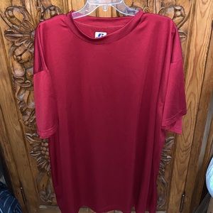 EUC Russell Athletics 3XL dri power t shirt maroon